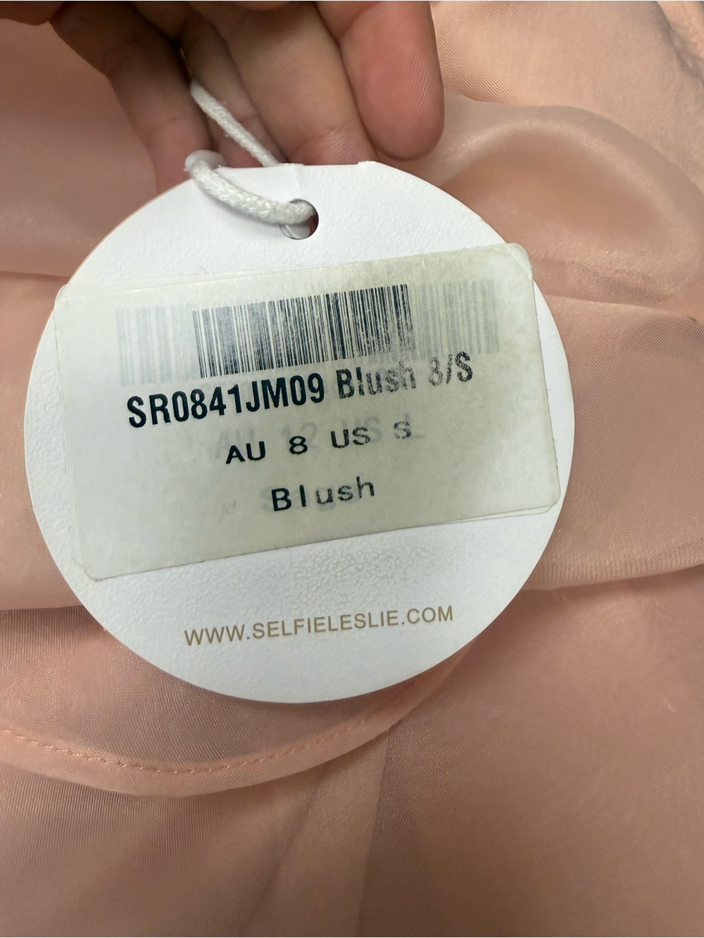 Provence Bloom Tiered Midi Dress Blush - S - Picture 5 of 6